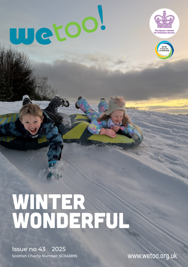 Cover of We Too! Magazine Issue 43 – Winter 2025