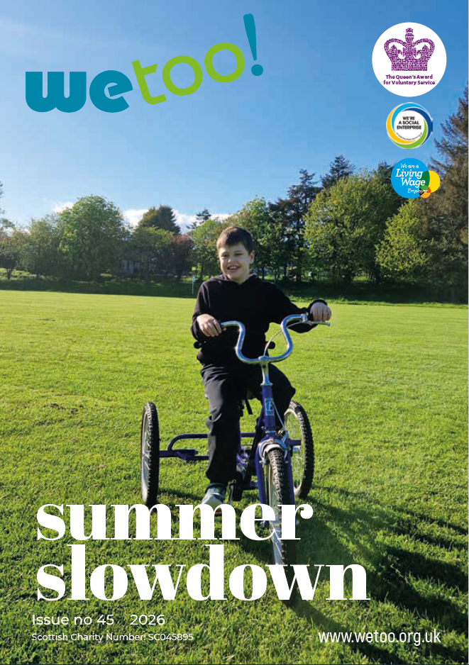 Cover of We Too! Magazine Issue 45 – Summer 2026